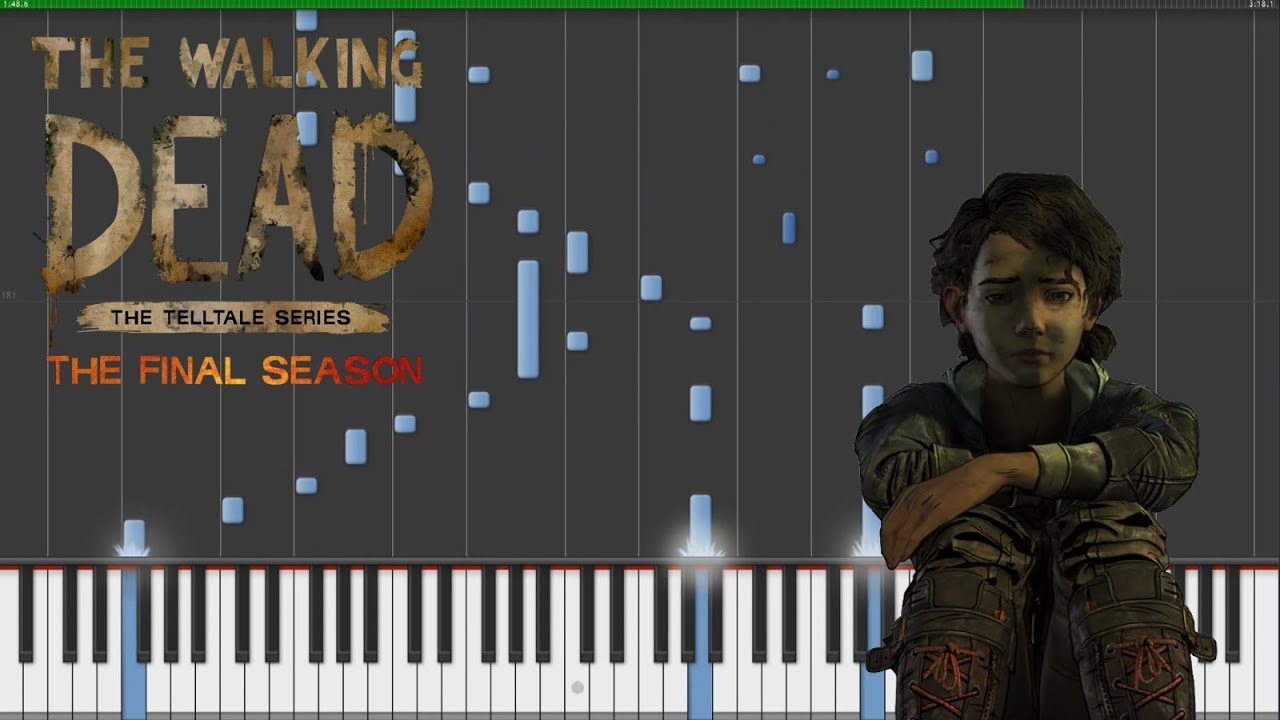 The Walking Dead The Final Season - In The Pines (Piano Tutorial)