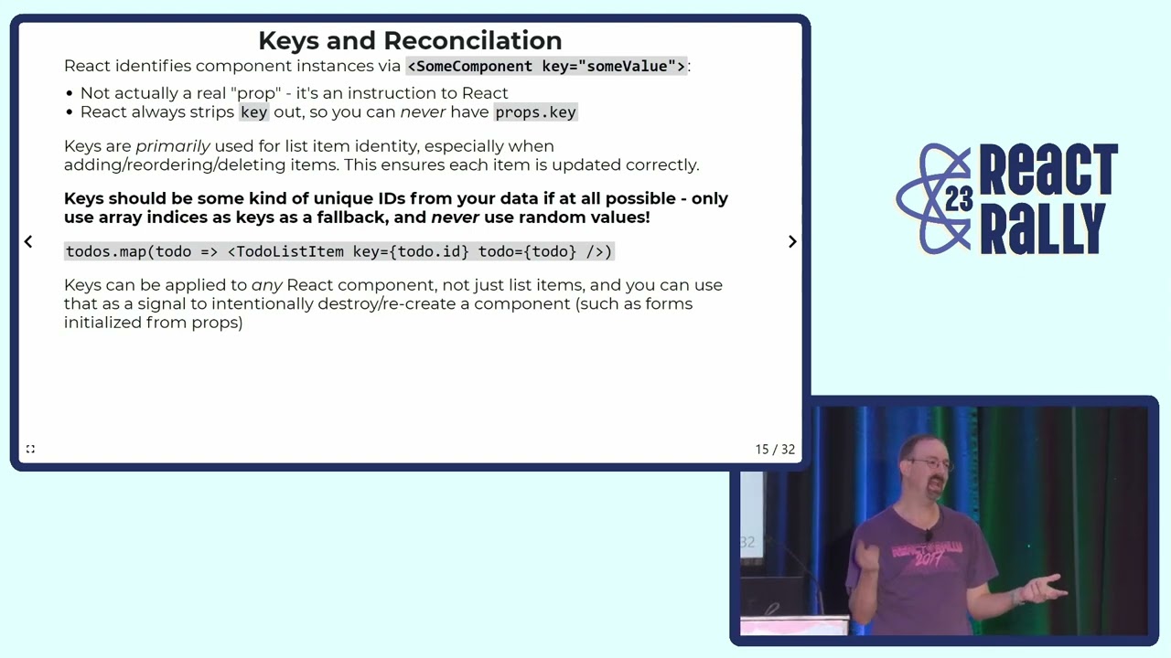 Руководство по поведению рендеринга в React — Марк Эриксон — React Rally 2023