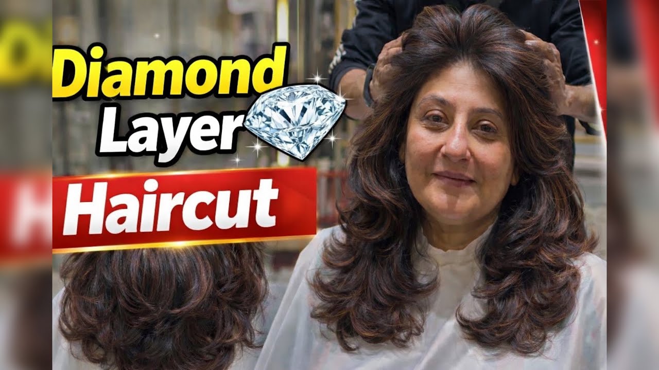.	Diamond Layer Haircut 💎 | Ultimate Volume Makeover!
