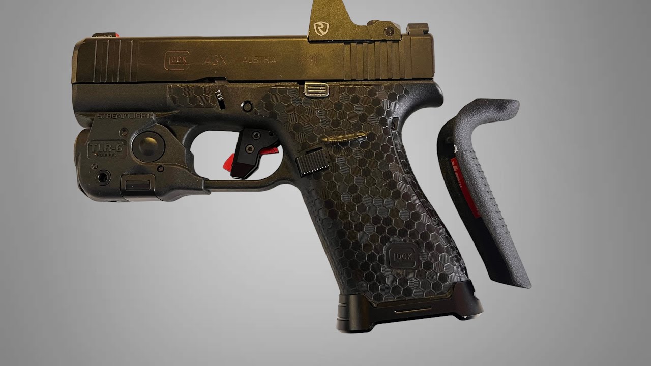 The Rapid Engineering Bever Tail for the Glock 43x mos is the best accessory ever. #glock #ccw #fyi