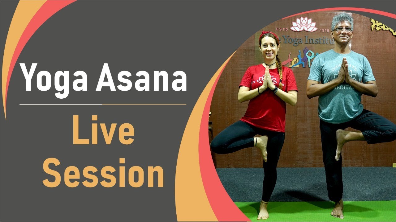 Live Yoga Asana Session || The Yoga Institute
