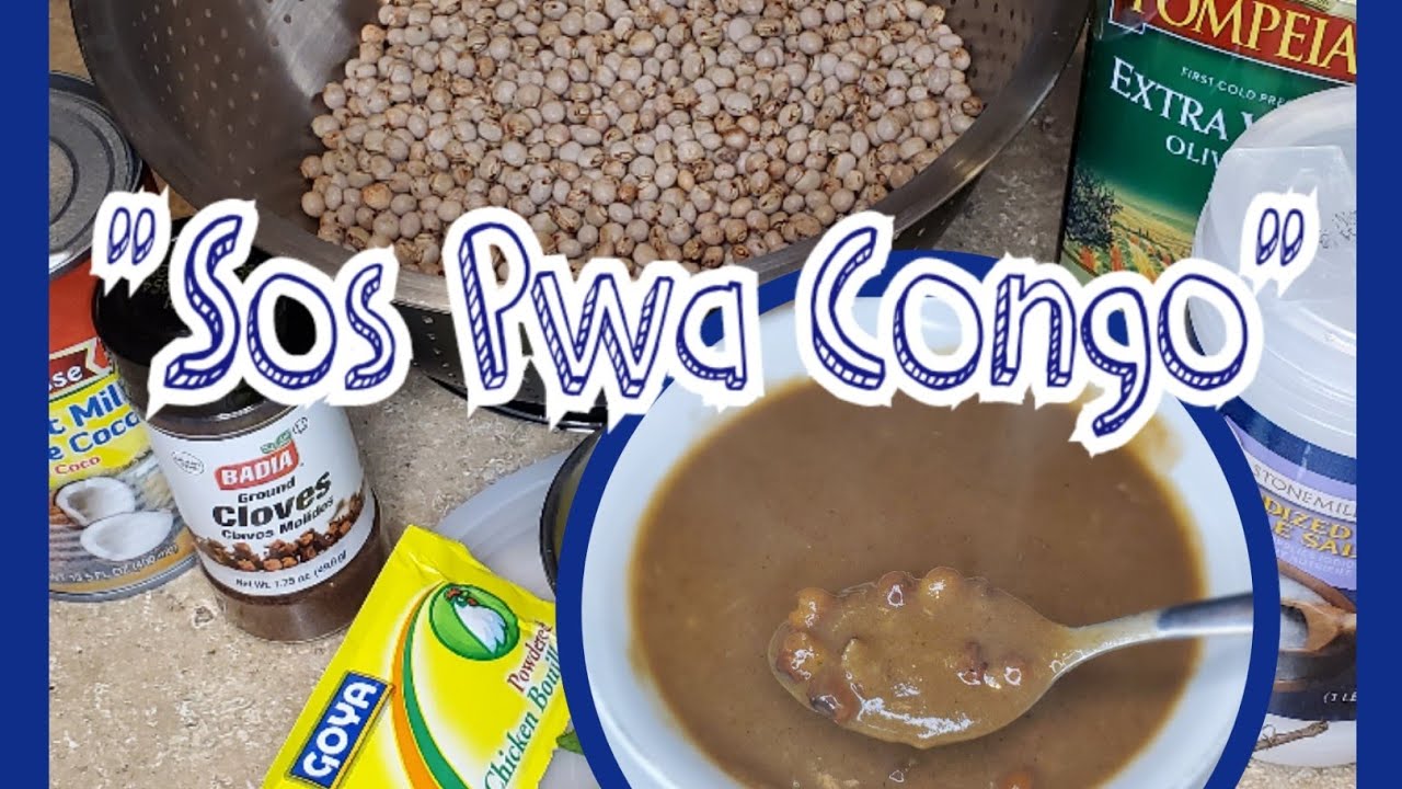 VIN WE KIJAN MWEN FÈ SÒS PWA CONGO || SOS PWA CONGO SÈCH || DRIED PIGEON PEAS SAUCE || A TASTE OF K