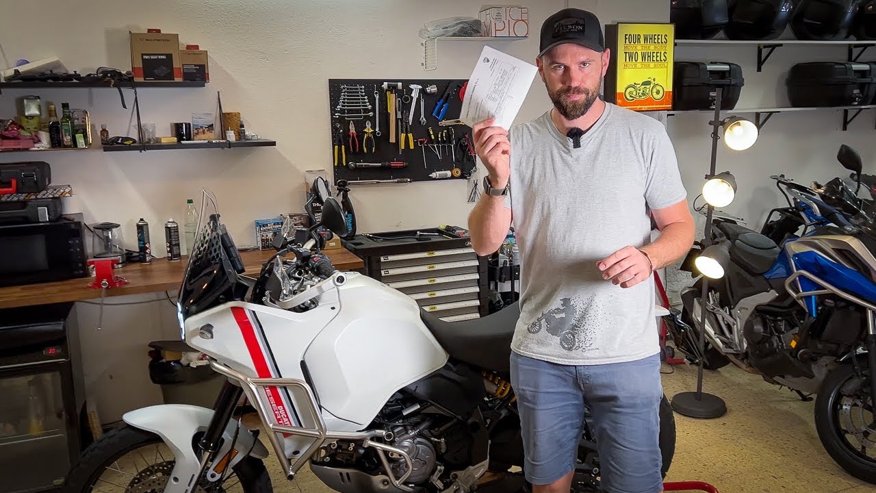 Ducati DesertX First Service after 1000km | Canary Islands Motorcycle Rental