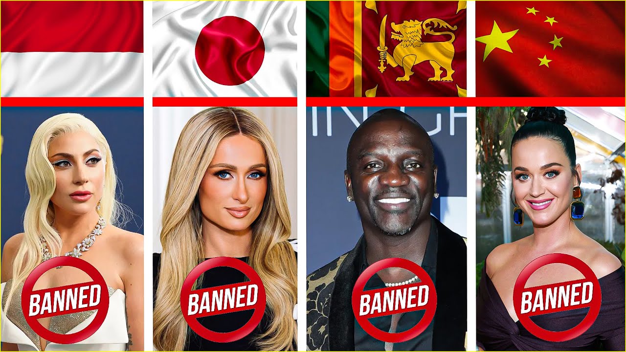 TOP 10 CELEBRITIES WHO CAN'T ENTER THESE COUNTRIES | SHOCKING BANS