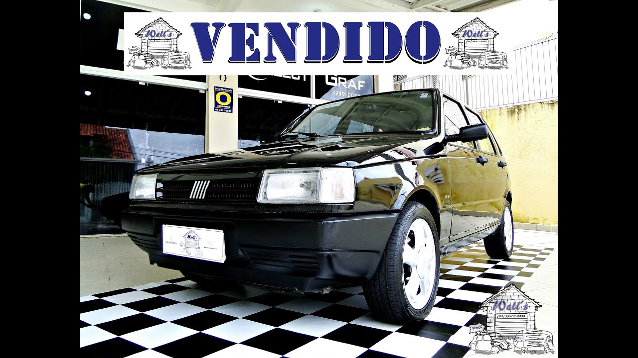 Uno ELX 1994 Preto Etna