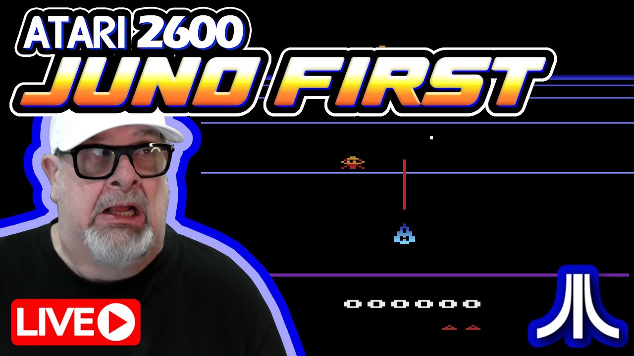 Back to the Classics: Playing JUNO FIRST on Atari 2600 Live!