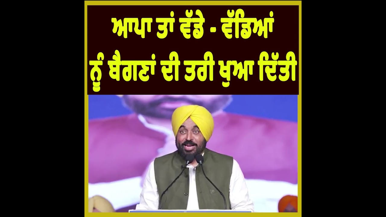 ਆਪਾ ਤਾਂ ਵੱਡੇ ਵੱਡਿਆਂ ਨੂੰ ਬੈਂਗਣਾਂ ਦੀ ਤਰੀ ਖੁਆ ਦਿੱਤੀ