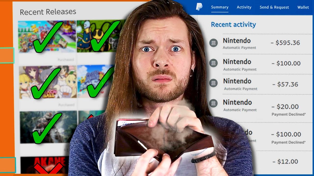 I Gave My PAYPAL to a Nintendo Switch Game Generator