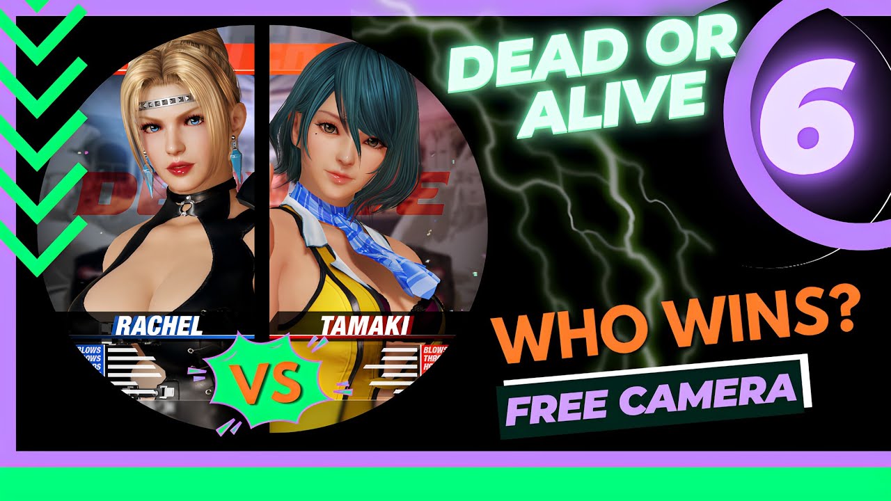 DEAD OR ALIVE 6 RACHEL VS TAMAKI WHO WINS?