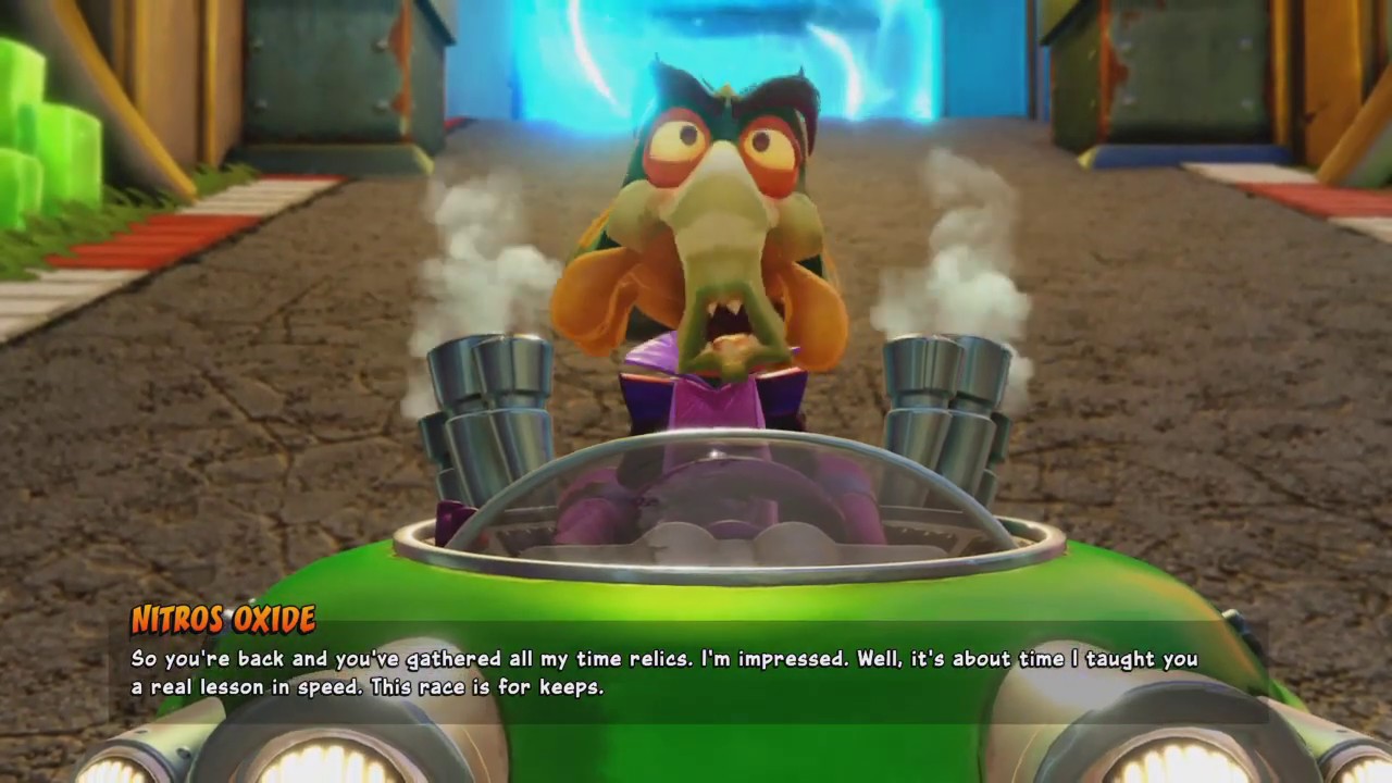 Crash Team Racing Nitro Fueled PS4 - Adventure 101% Hard Mode Final N. Oxide Boss Rematch