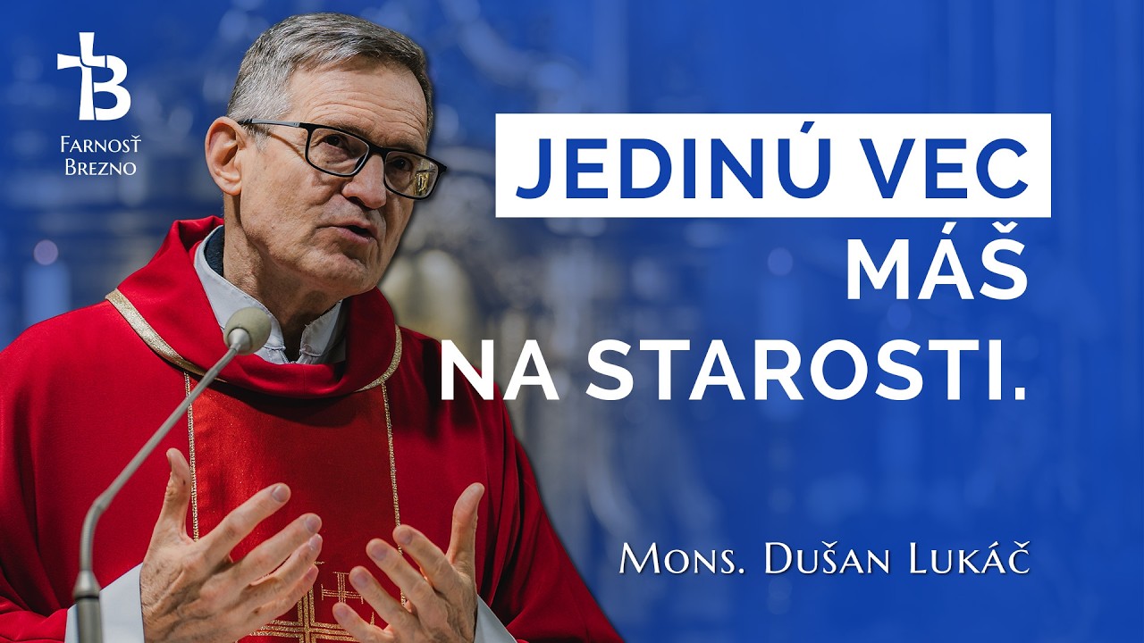 Vstup do tajomstva si vyžaduje pozornosť. │ o. Dušan Lukáč