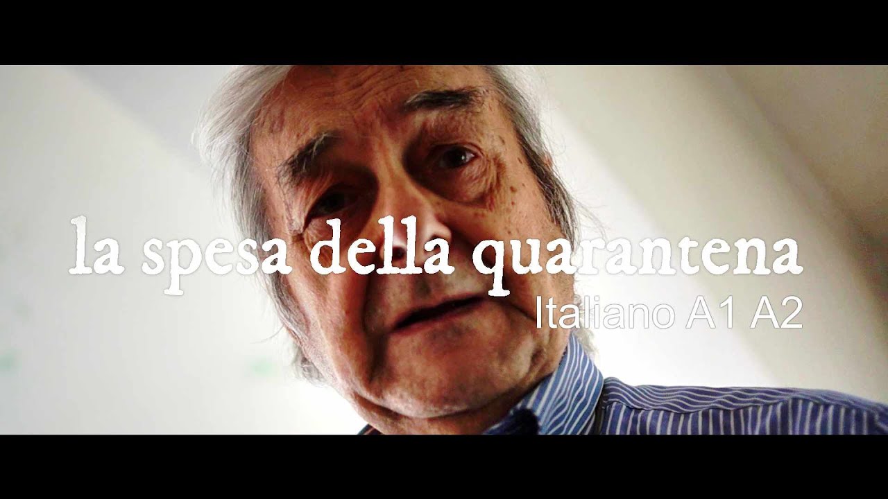 LA SPESA DELLA QUARANTENA - Italiano livello A1 A2 - learn italian