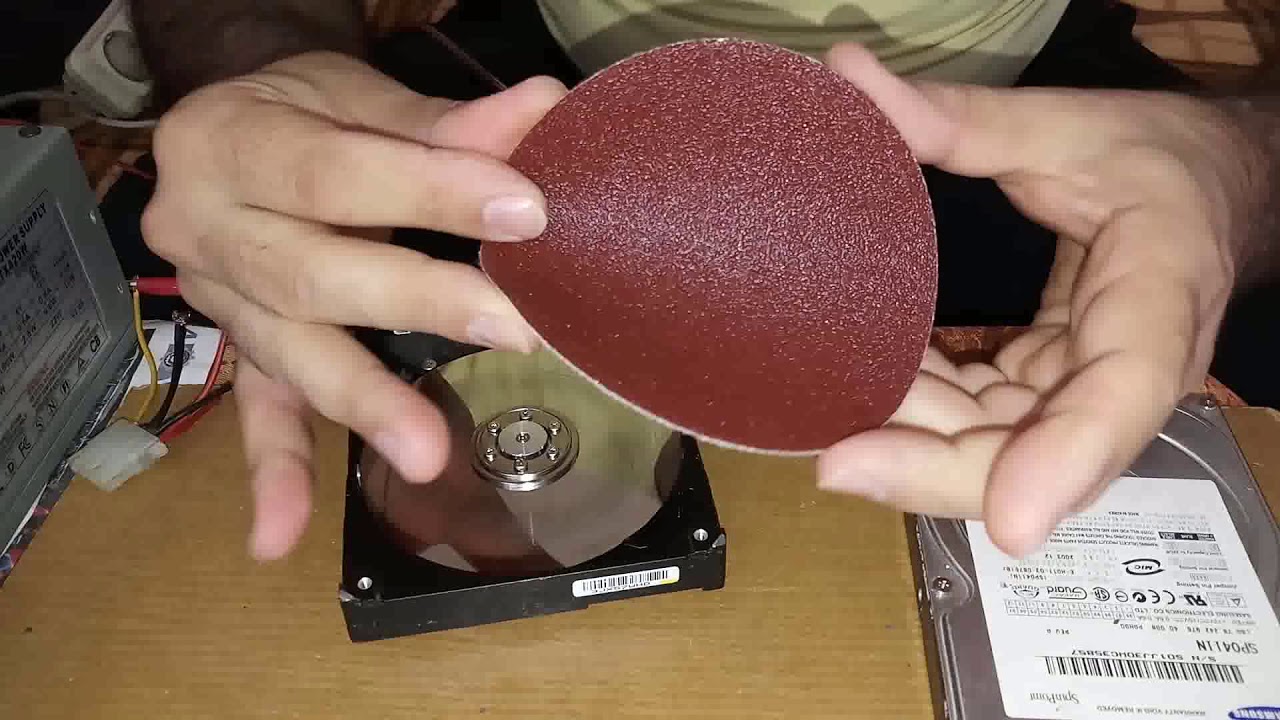 HDD (Harddisk ten zımpara makinası yapımı.