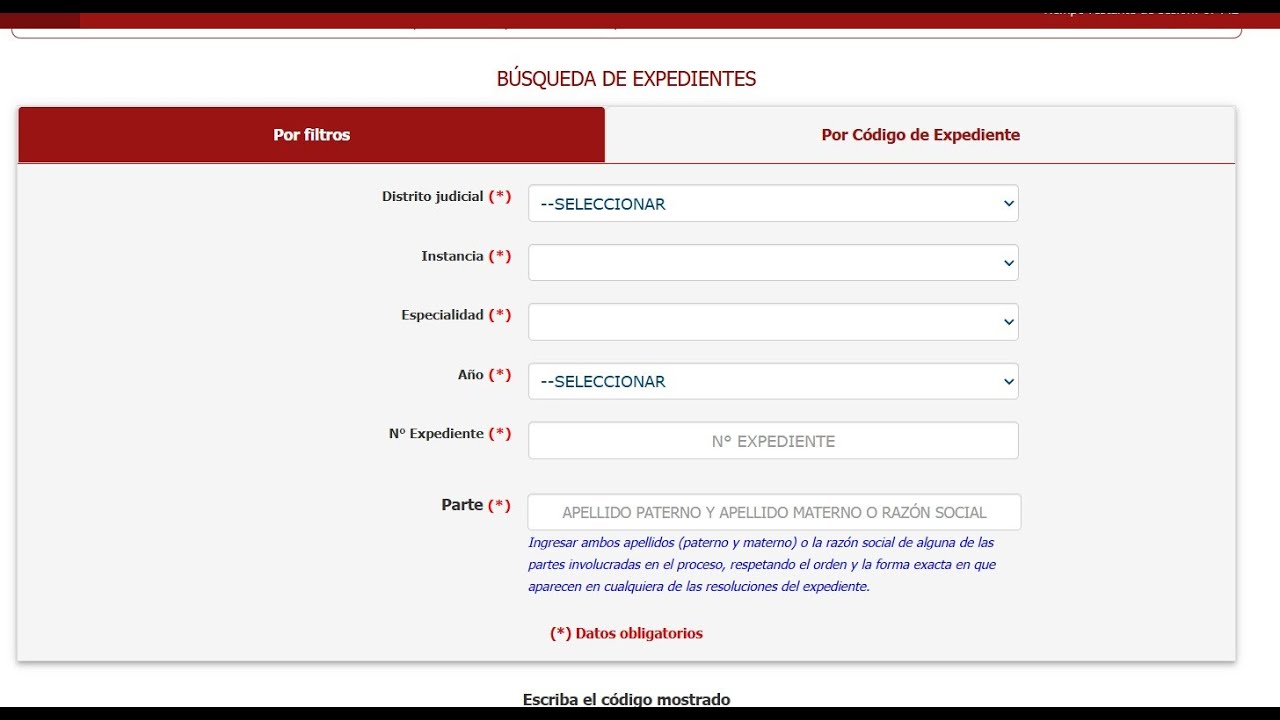 Consulta de Expedientes Judiciales  CEJ