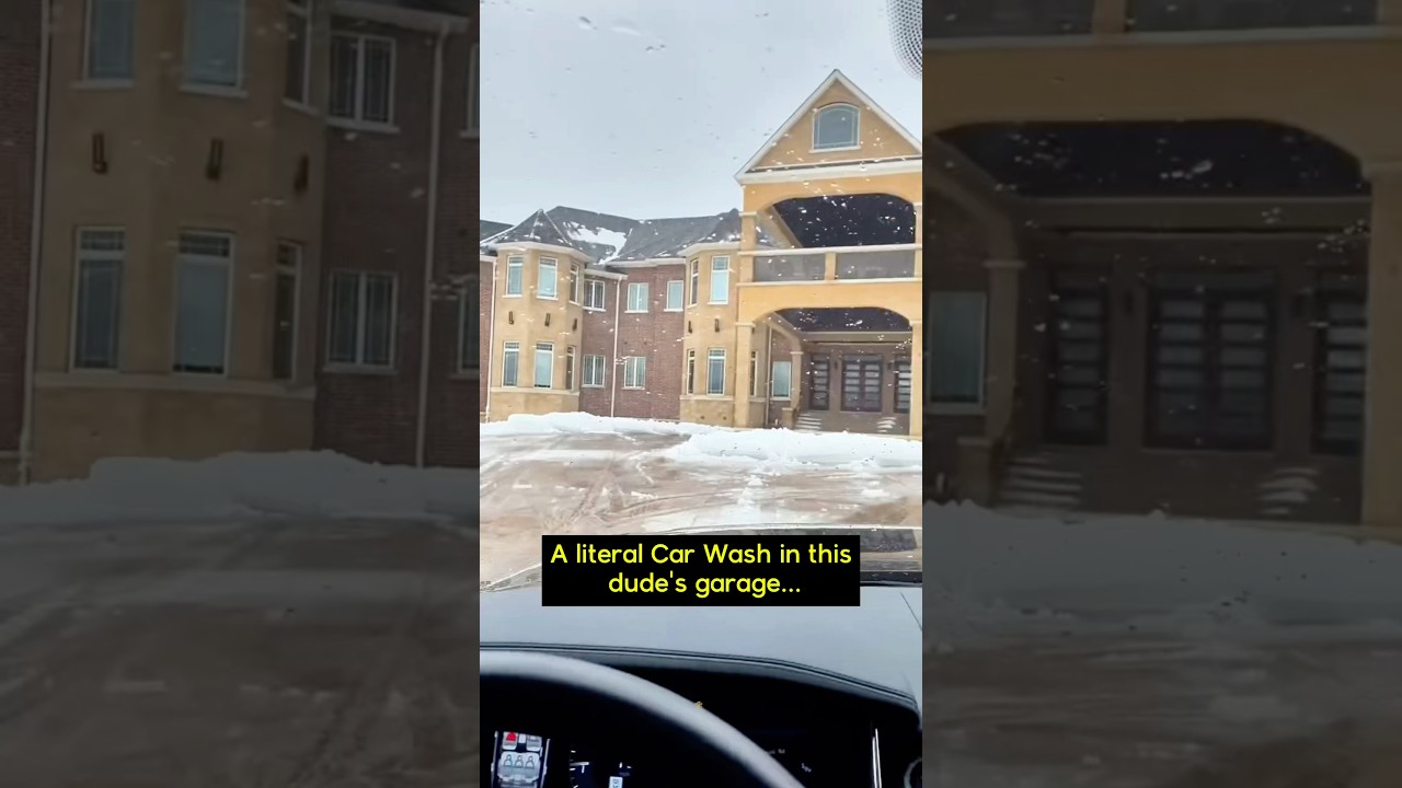 A literal Car Wash in this dude&rsquo;s Garage&hellip;🤯