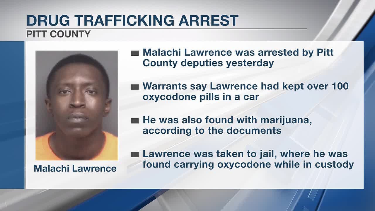 10AM: Pitt County man gets $1 million bond for drug trafficking charges
