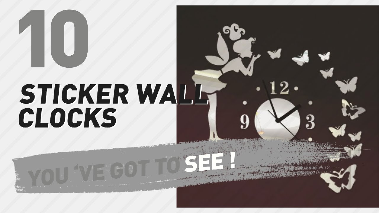Sticker Wall Clocks // New & Popular 2017