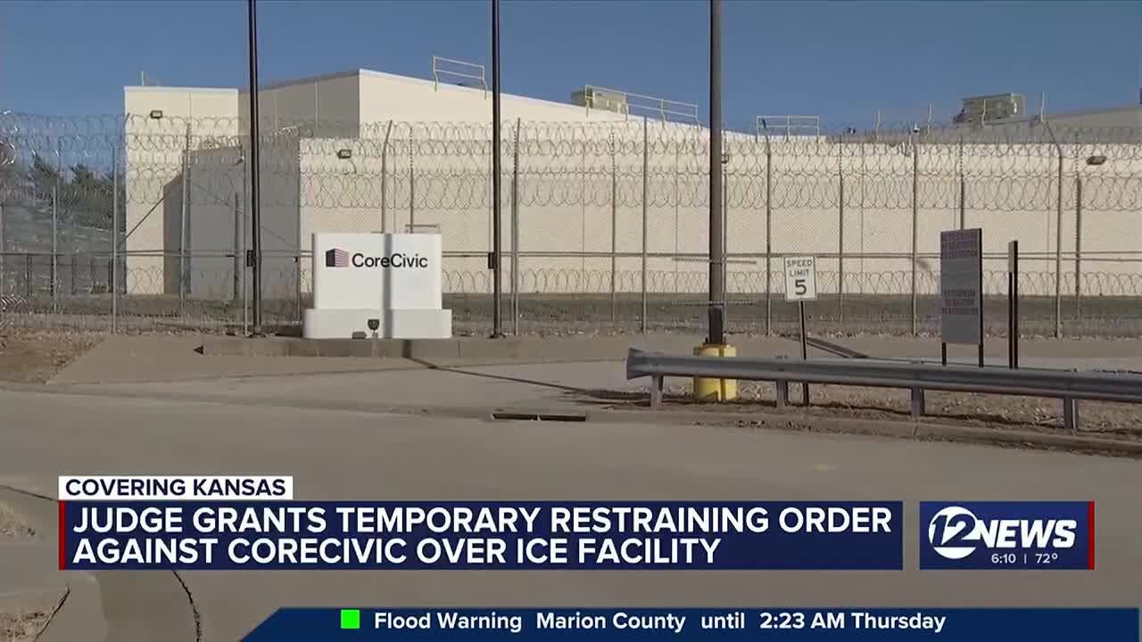 Judge grants temporary restraining order against CoreCivic over ICE facility