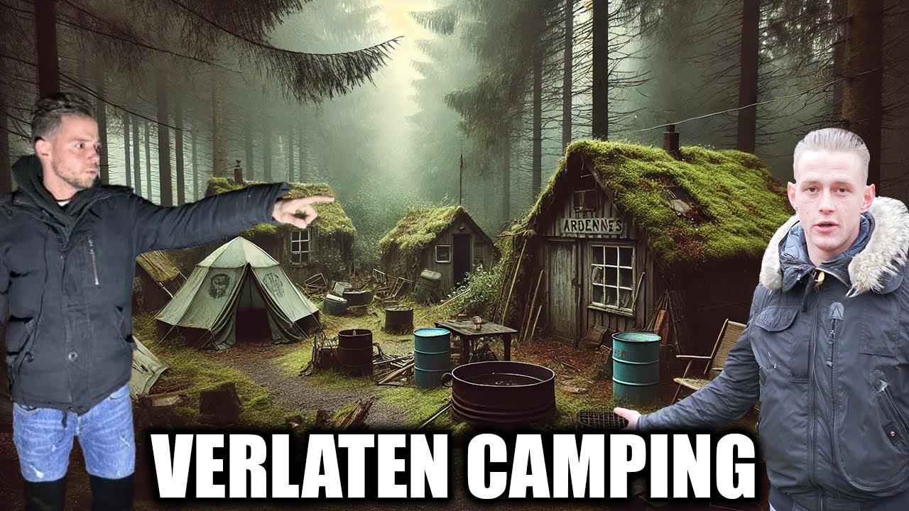 WE VINDEN EEN VERLATEN CAMPING WAAR ALLES IS ACHTERGELATEN !!