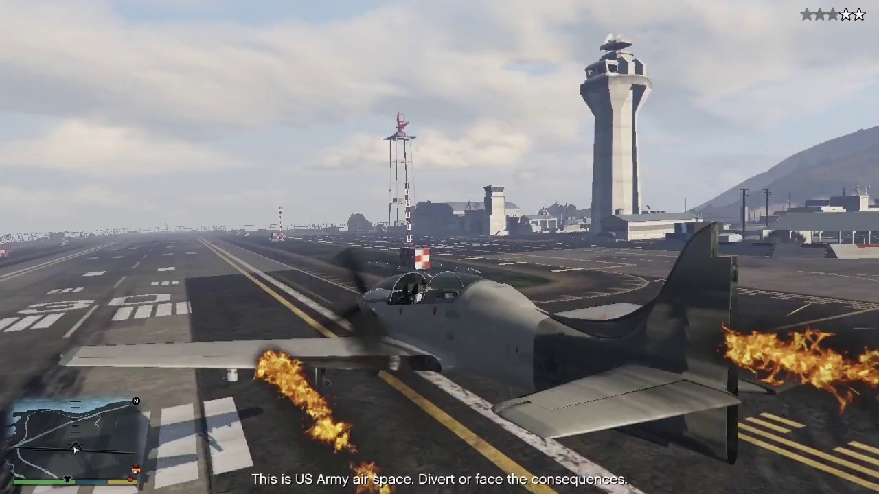 GTA 5 | Trevor Tries to Land at Fort Zancudo – Army Goes Wild! 🚨✈️