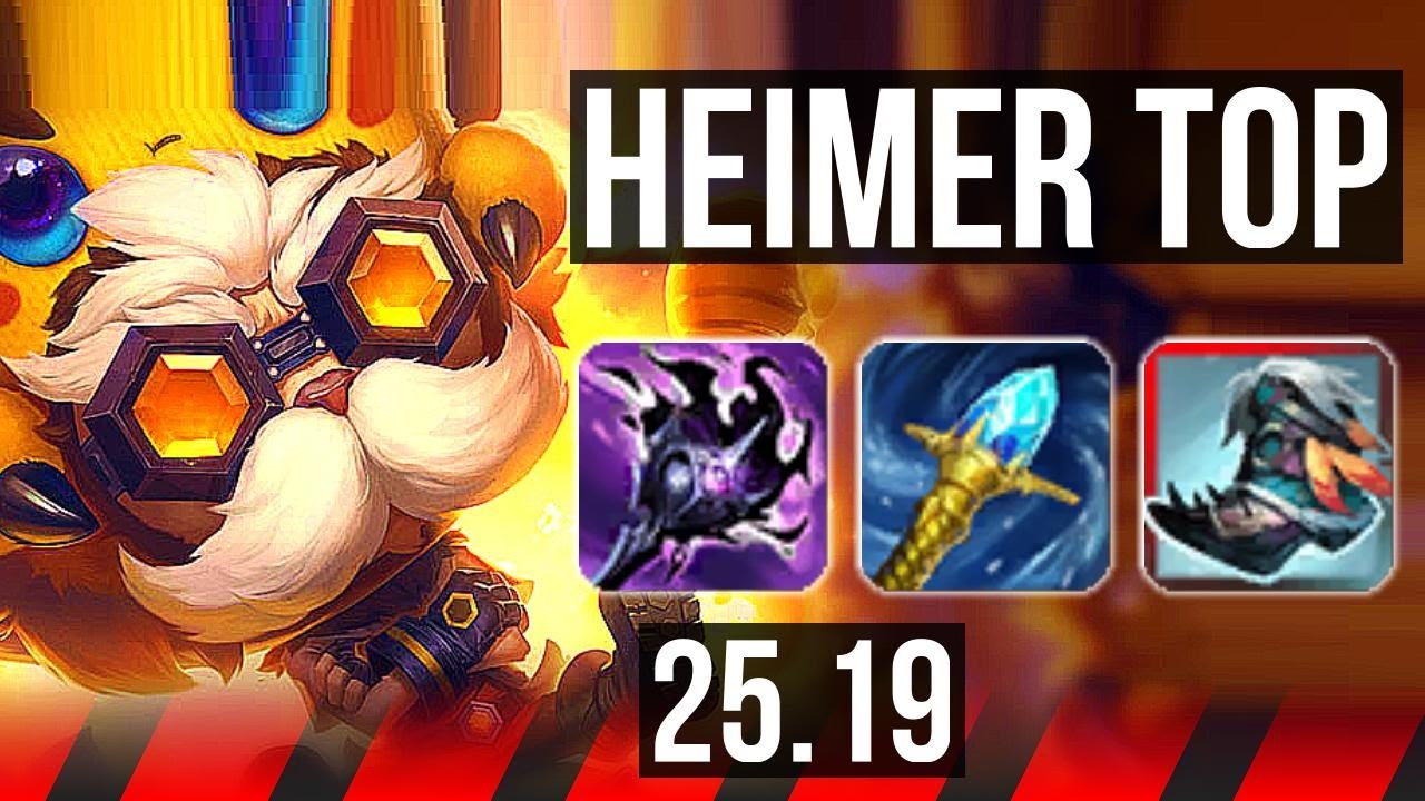 HEIMERDINGER vs SION (TOP) | 8 solo kills, Legendary | EUW Diamond | 25.19