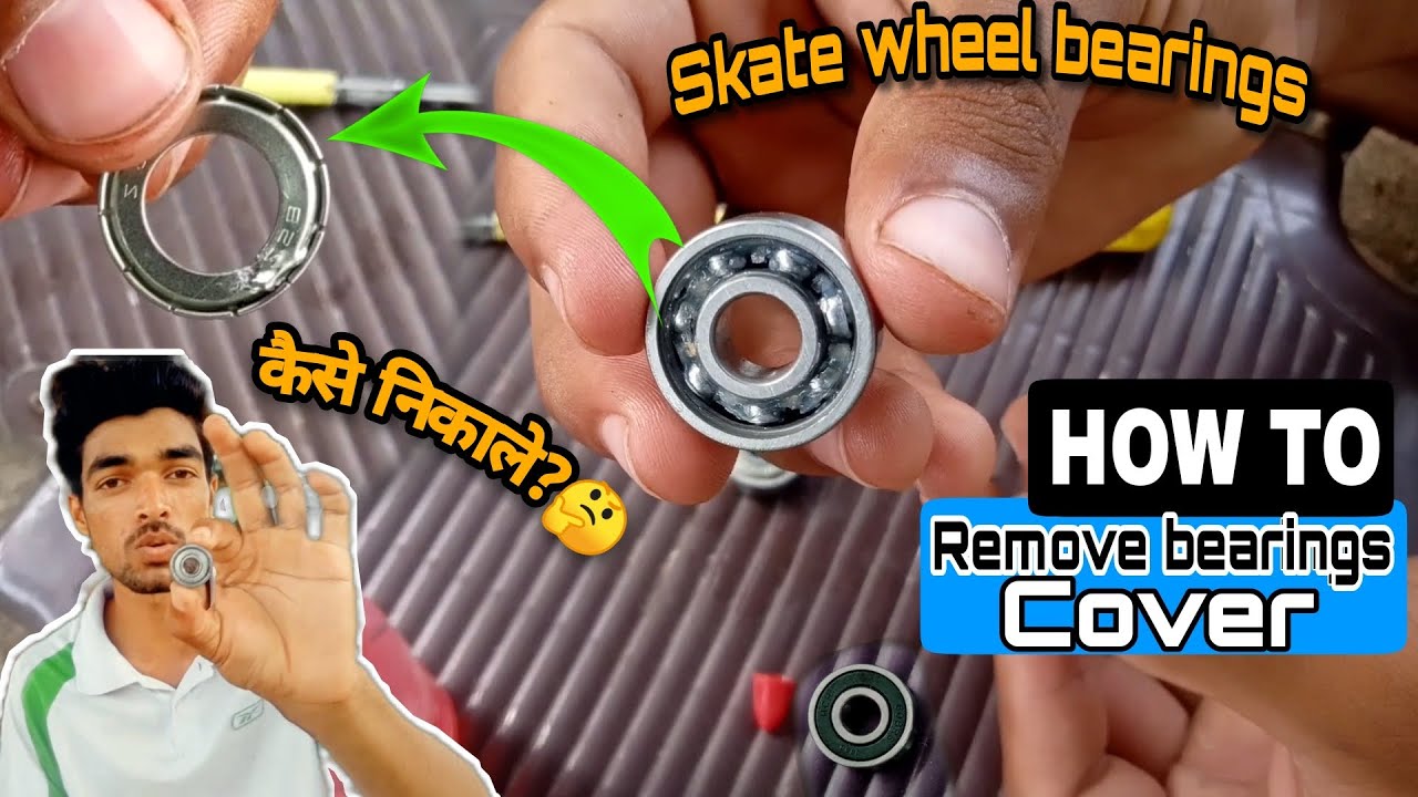 How To Clean Bearings With Non Removable Shields? (Hindi //Vishal skater