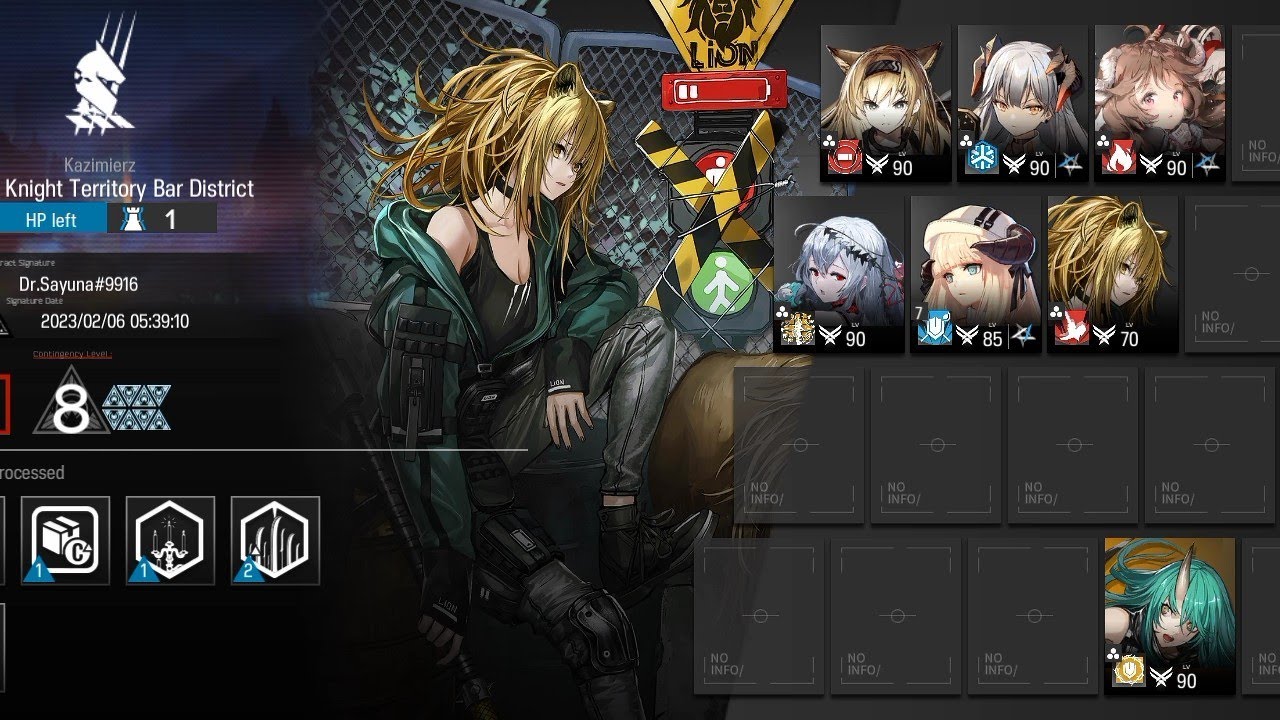 [Arknights] CC#10 Daily Day 4 Risk 8 AFK 7 Steps