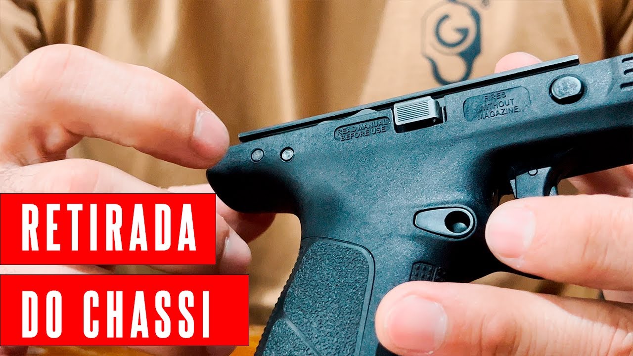PISTOLA BERETTA APX - RETIRADA DO CHASSI