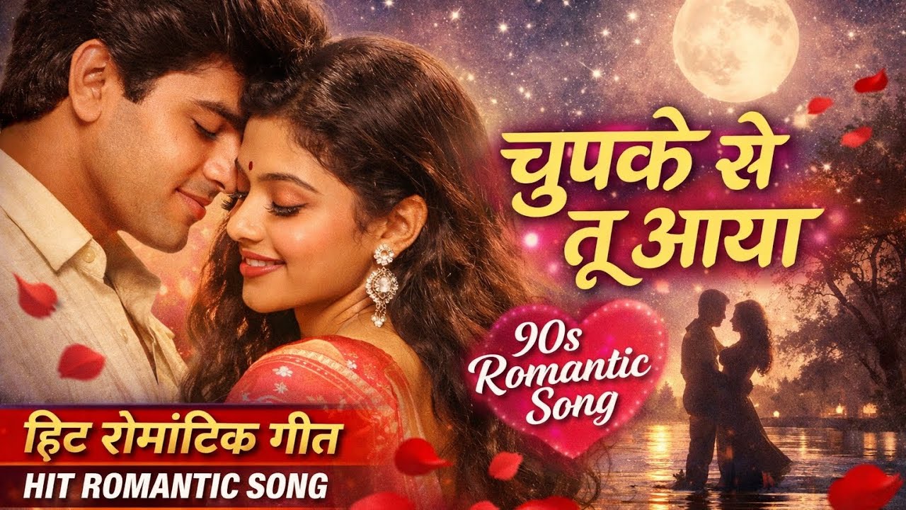 चुपके से तू आया | 90s Romantic Love Song | Old Bollywood Style Hindi Song