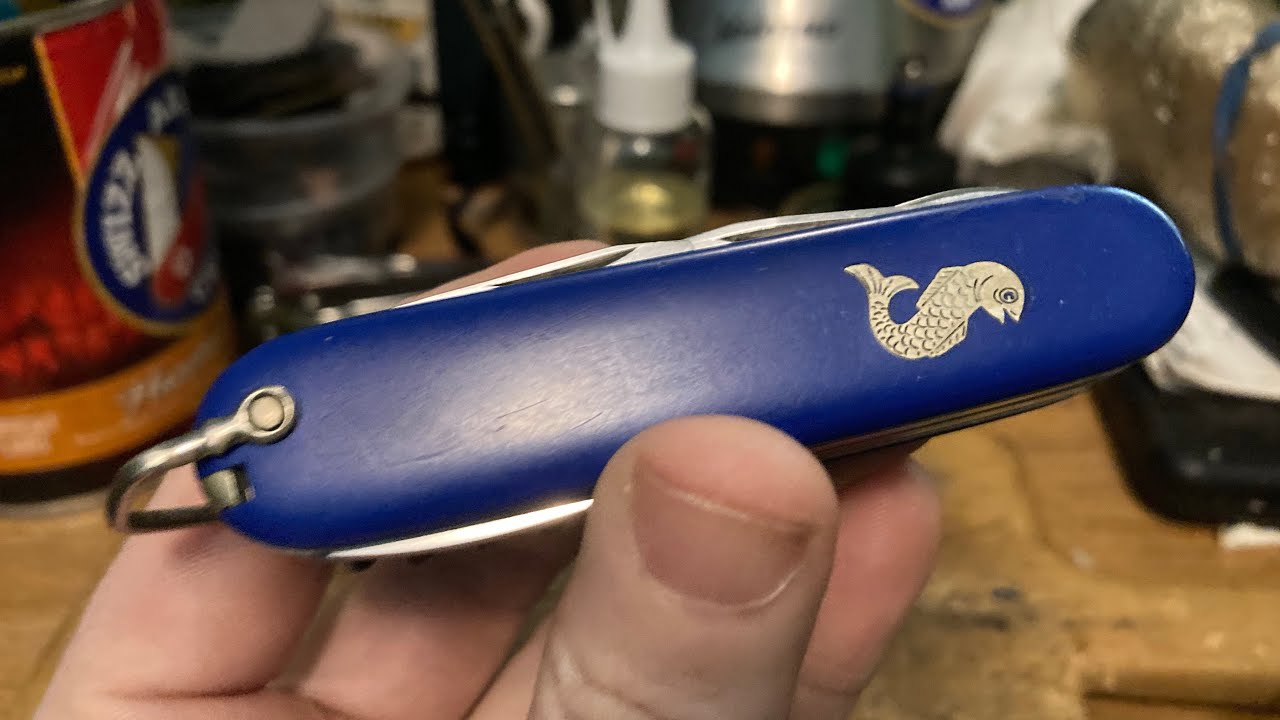 Victorinox Angler Deluxe in Blue *Rare*