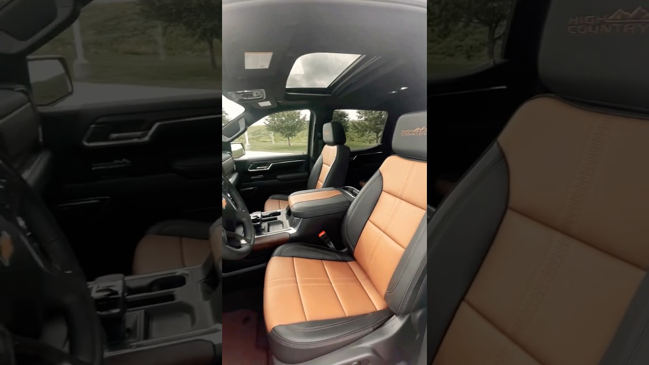 2025 Silverado 1500 High Country: luxury meets power🤍🔥 #bobbrownchevrolet #iowa #chevrolet #truck