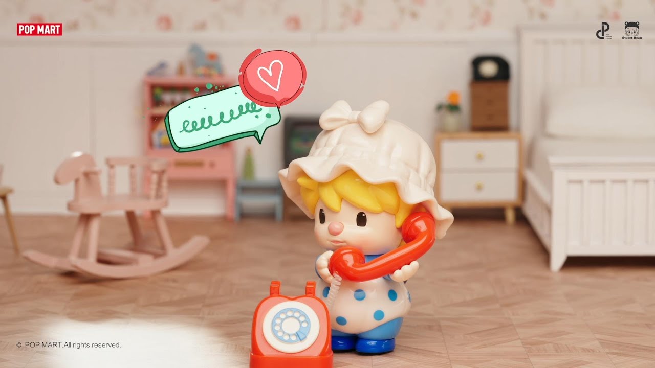 Sweet Bean Growth Illustration Series Figures