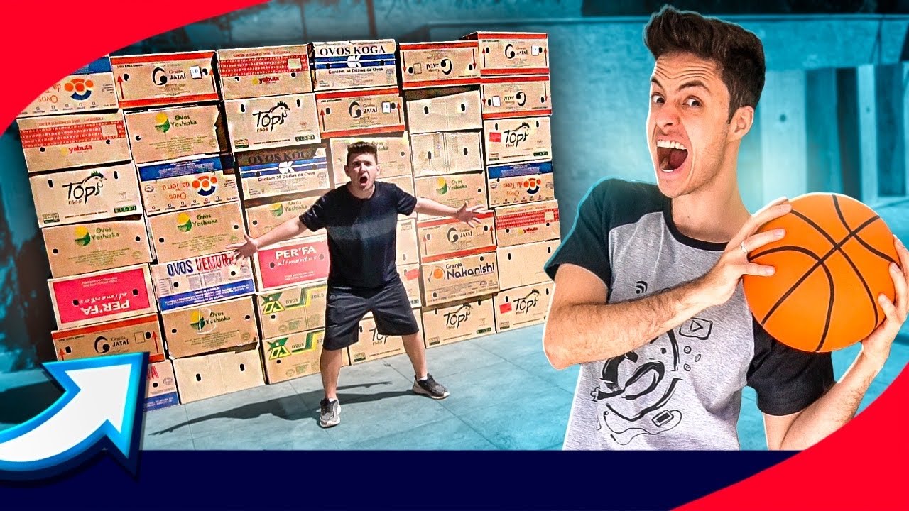 DESTRUA O FORTE DE PAPELÃO PARA SOBREVIVER! - Desafio