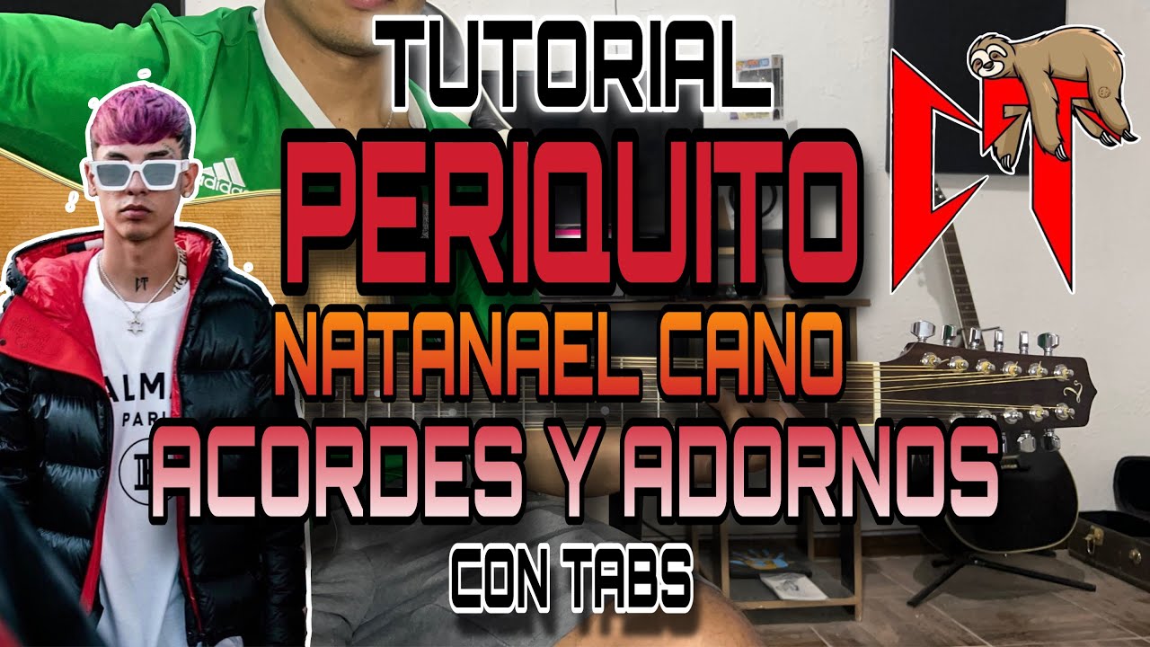 Periquito - Natanael Cano - ACORDES Y ADORNOS - TUTORIAL - CON TABS