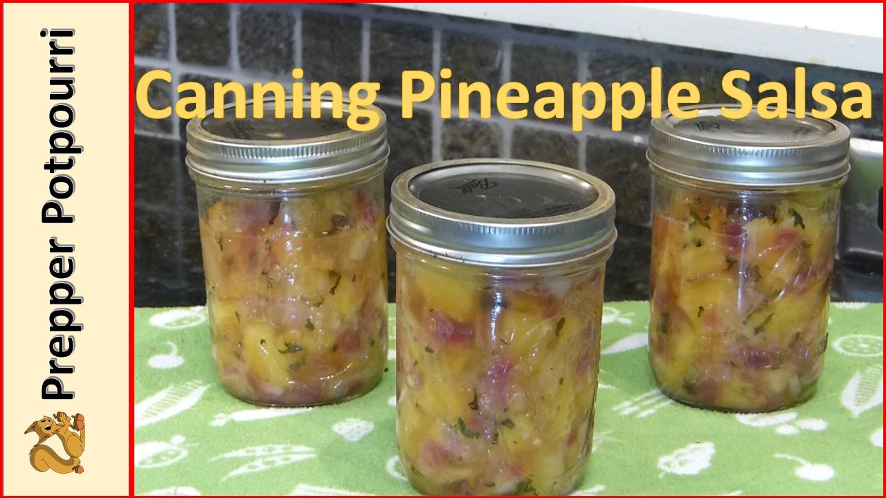 Canning Pineapple Habanero Salsa
