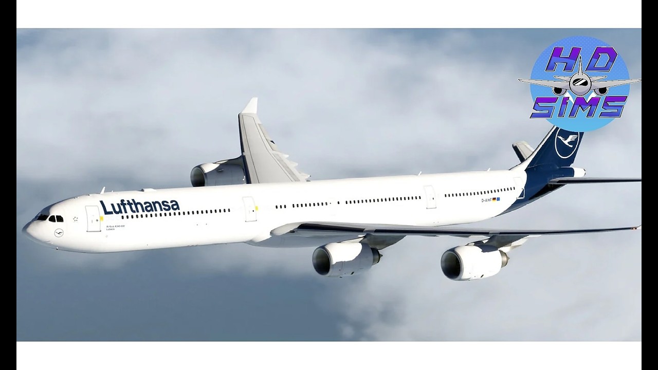 XP12.4.0 b5 A340-600 DLH IRL Long Haul | Frankfurt - John F Kennedy Intl