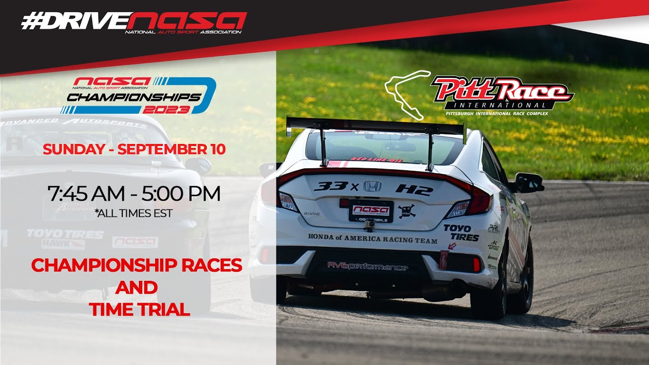 2023 NASA Championships - Pittsburgh International Race Complex - Championship Races and Time Trial