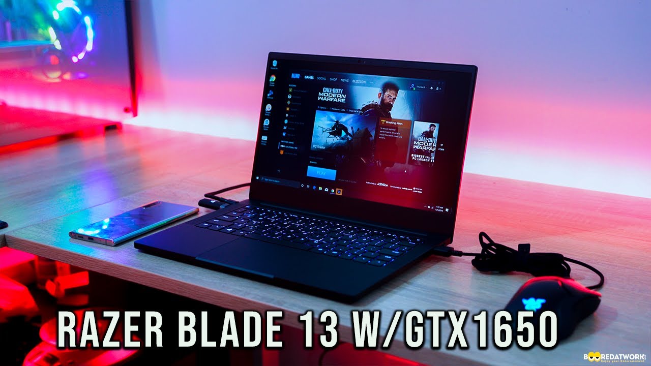 Razer Blade 13 w/GTX 1650 Gaming Review!
