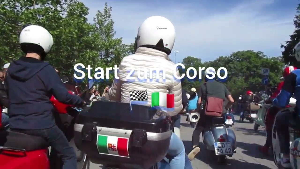 Welt Vespa Treffen München Mai 2024