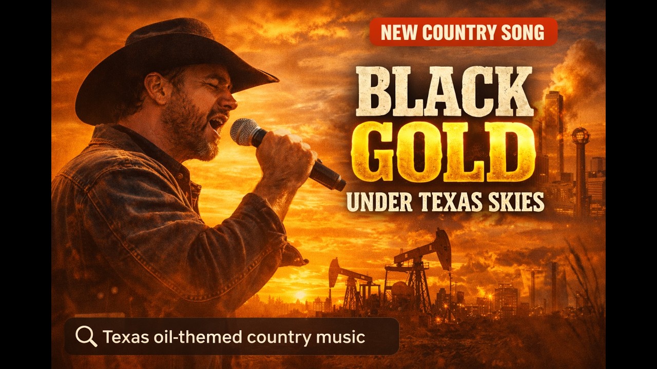 Black Gold Under Dallas Skies 🤠 | Texas Oilfield Country Anthem