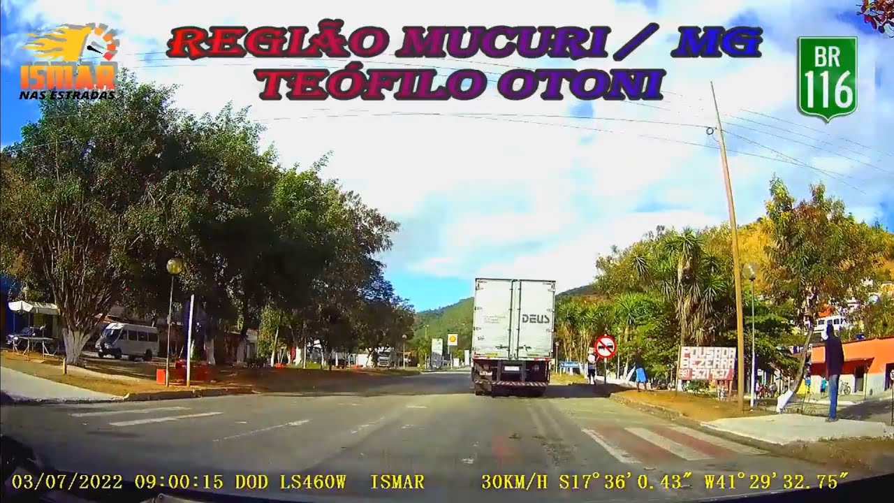 Viagem ao Nordeste de Carro 2022, Cidade Mucuri MG, Região de Teófilo Otoni MG Rodovia BR 116