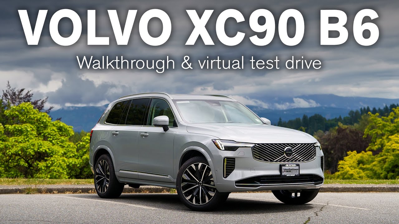 2026 Volvo XC90 Ultra B6 AWD Mild Hybrid Walkaround and Virtual Test Drive
