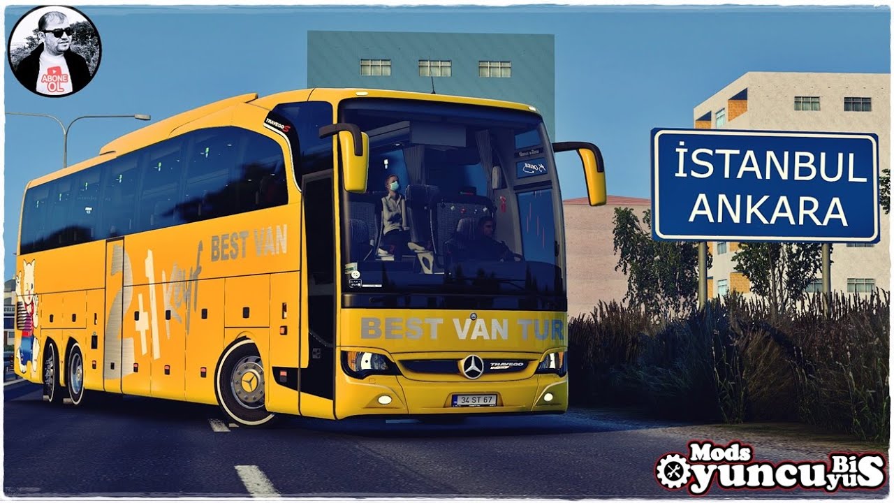 ETS 2 | 1.45 | Best Van Turizm | İstanbul - Ankara Seferi #g29 #ets2map #otobüsvideoları