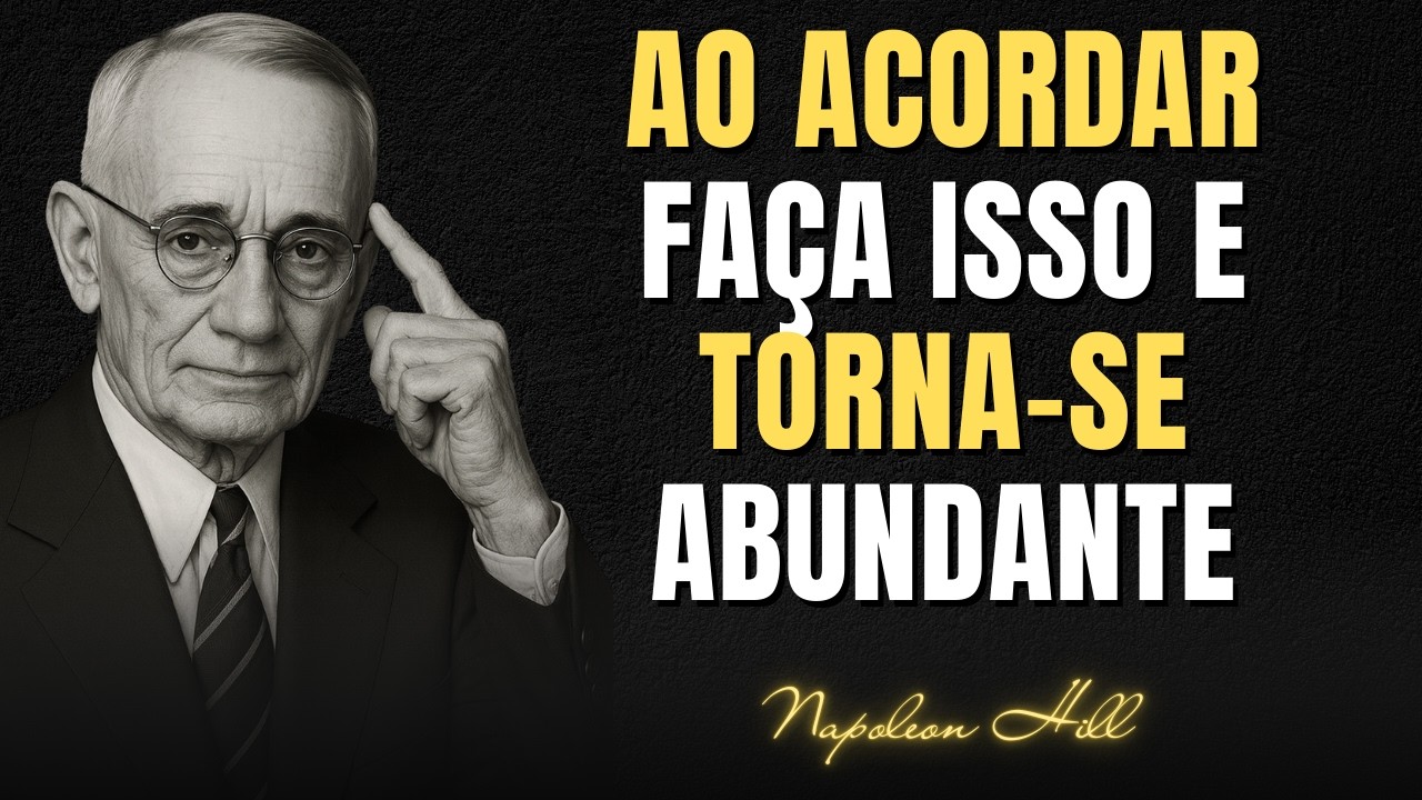 Ouça Isso AO ACORDAR e Desenvolva uma Mentalidade de Abundância com PROVÉRBIOS 11:24 | Napoleon Hill