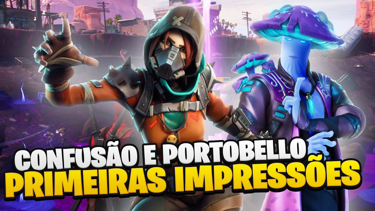 Primeiras Impressões da Confusão e Portobello  NOVOS FORASTEIROS do Fortnite Salve o Mundo