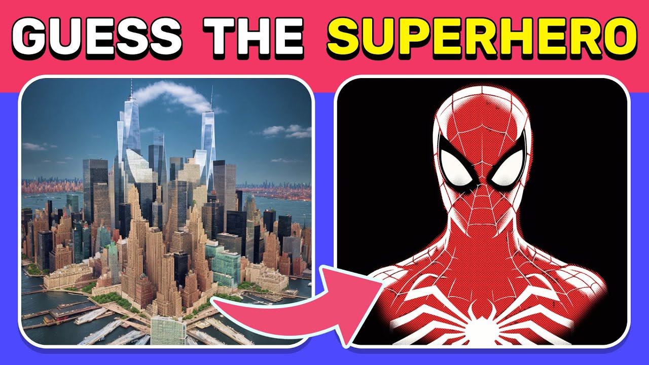 Guess the Hidden Superhero by ILLUSION 🦸&zwj;♂️💫 30 Easy, Medium, Hard Levels