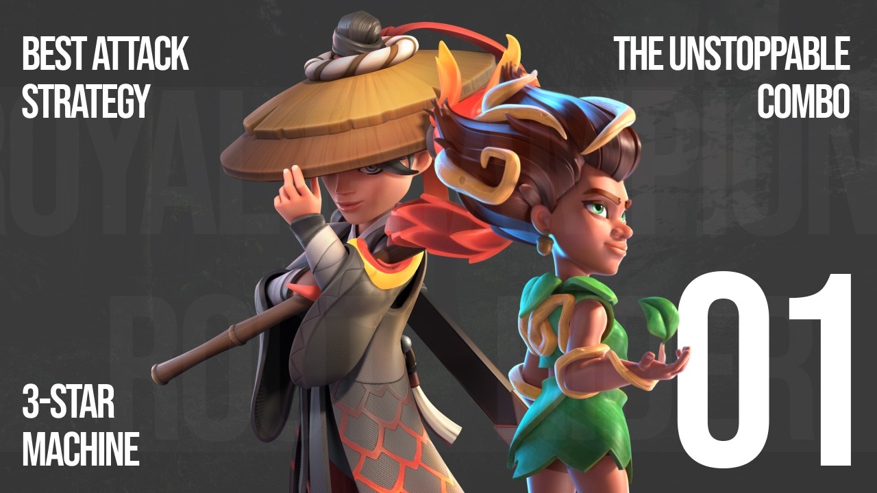 Clan War Battle #1: Root Rider Attack Strategy