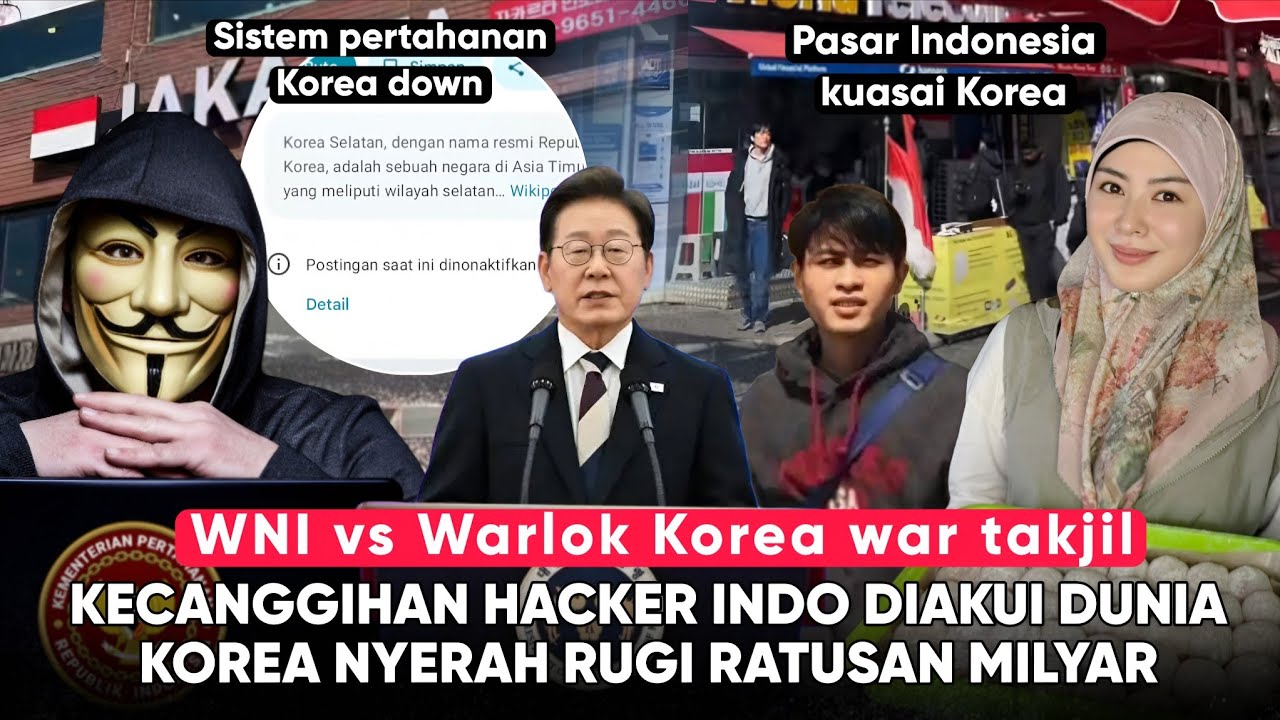 Hacker Terbaik Indo Bergerak, TKI & KNETZ Malah War Takjil Ramadhan” Korea Nyerah Usai Rugi Miliaran