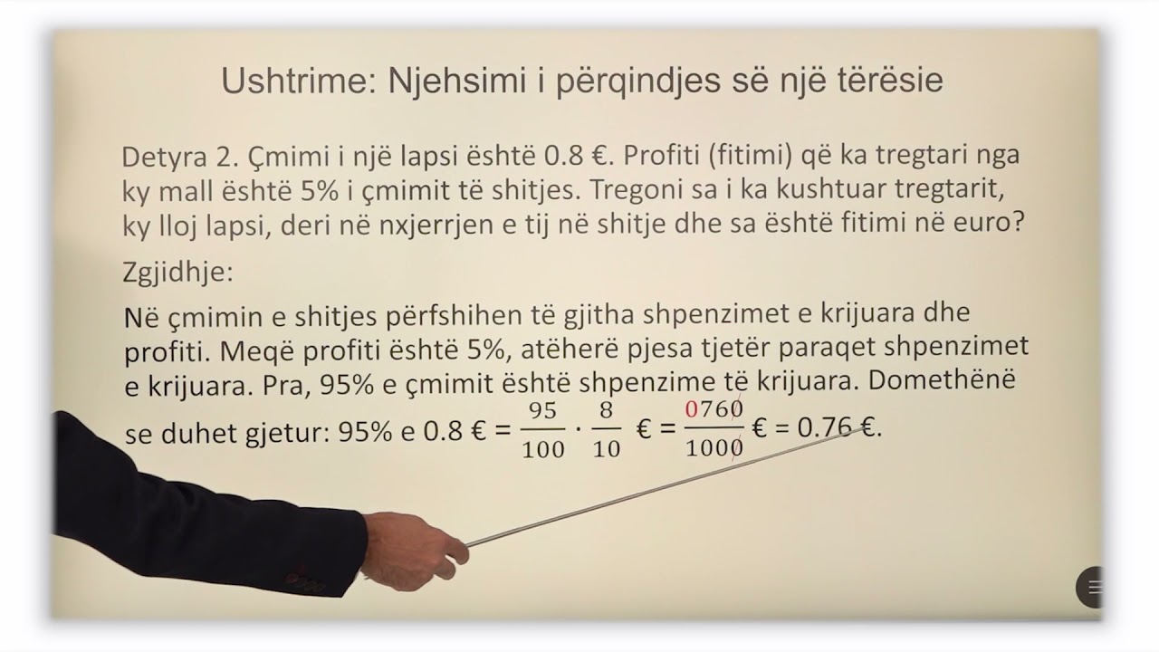 6 02 058 - Java 15 - Matematikë - njehsimi i përqindjes së një tërësie