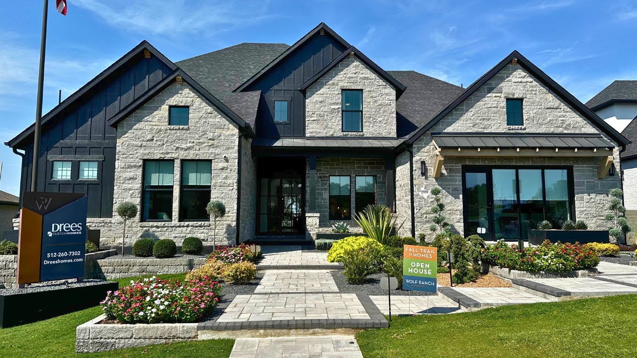 The 5,000+ SQFT Grantley Plan by Drees Custom Homes in Wolf Ranch West Bend | Georgetown, TX